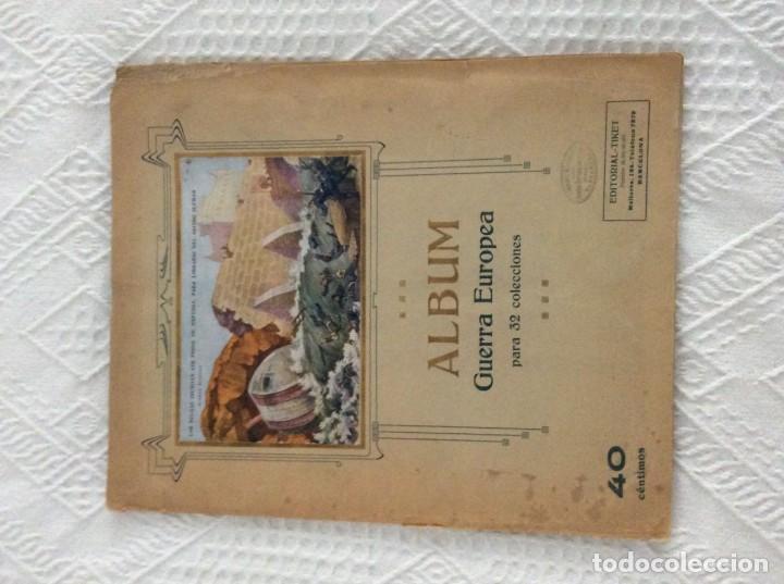 Colecionismo Caderneta: ALBUM DE CROMOS DE LA PRIMERA GUERRA MUNDIAL