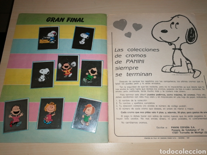 Coleccionismo &aacute;lbum: &Aacute;lbum I LOVE SNOOPY - Foto 3
