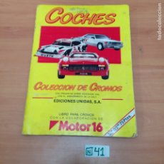 Coleccionismo Álbum: COCHES. Lote 194592438