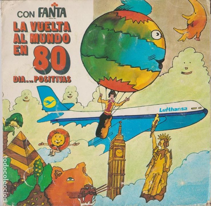 Coleccionismo &Aacute;lbum: LA VUELTA AL MUNDO EN 80 DIA...POSITIVAS CON FANTA