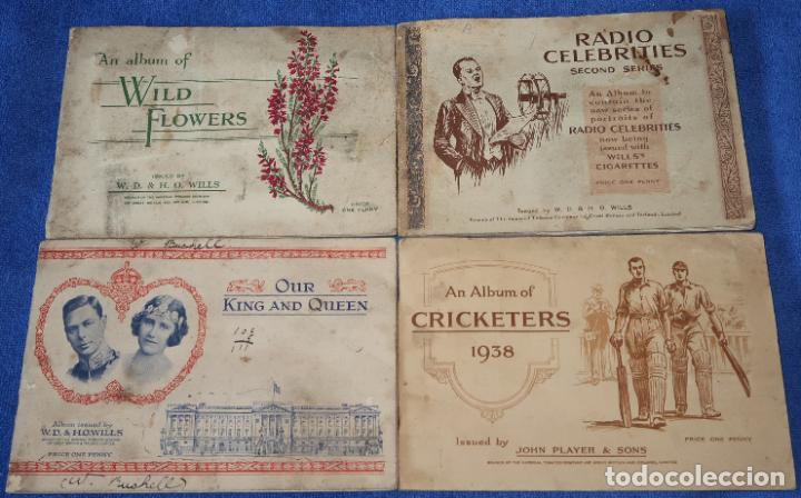Collezionismo &Aacute;lbum: Our King and Queen - Cricketers - Wilf Flowers - Radio Celebrities - Tea & Cigarretes Cars (1930's)