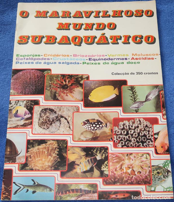 Collezionismo &Aacute;lbum: O maravilhoso mundo subaqu&aacute;tico - Francisco Mas (1981) &iexcl;Completo!