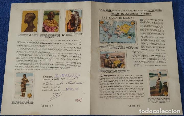 Collezionismo &Aacute;lbum: Sellos de Ahorro Infantil - Serie 11 - Caja de Ahorros y Monte de Piedad de Zaragoza (1947)