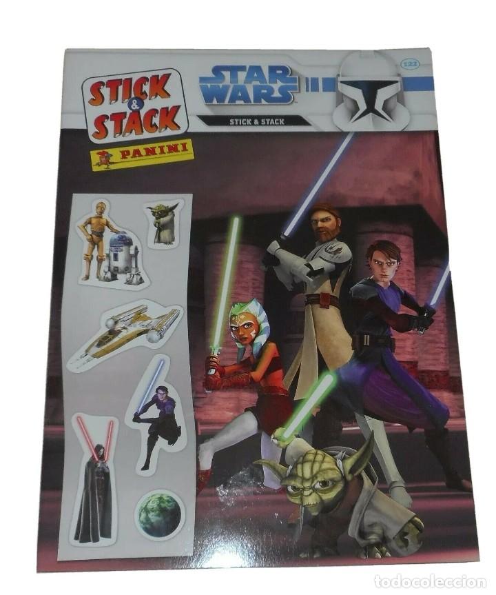 Coleccionismo &aacute;lbum: STICK & STACK STAR WARS PANINI N&ordm; 122 WARNER HOME VIDEO - Foto 1