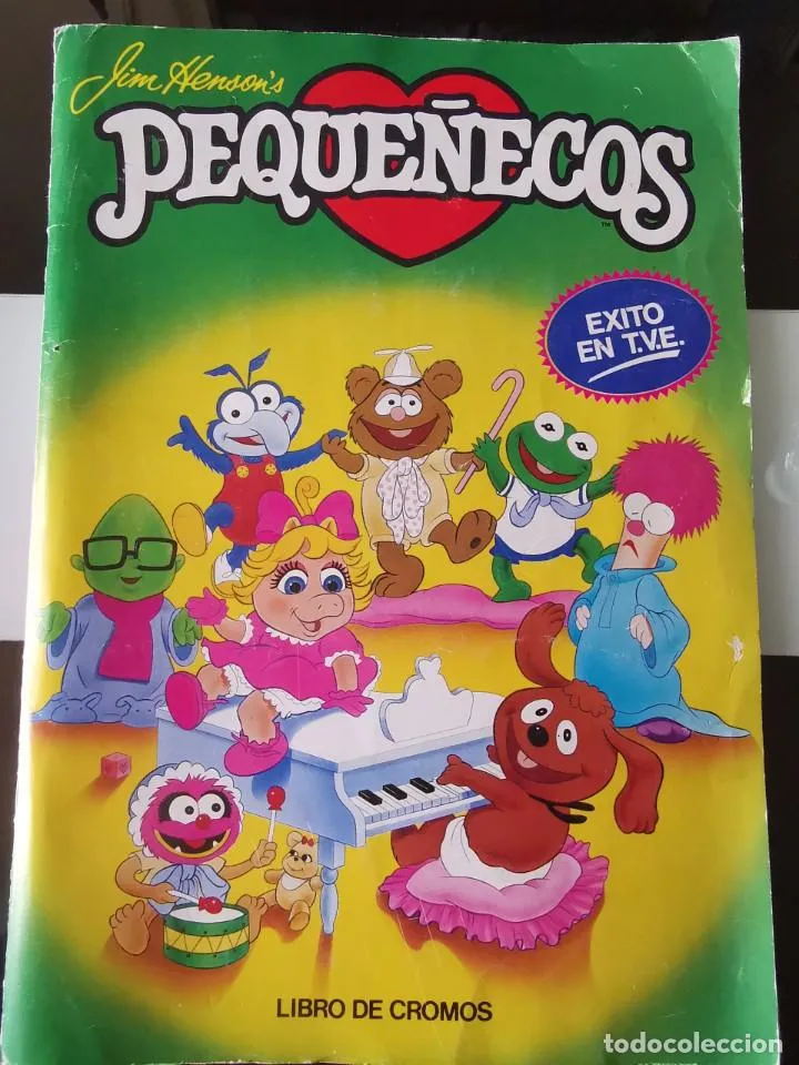 ALBUM CROMOS SERIE TV LOS PEQUEÑECOS TELEÑECOS EDICIONES ESTE COMPLETO MBE