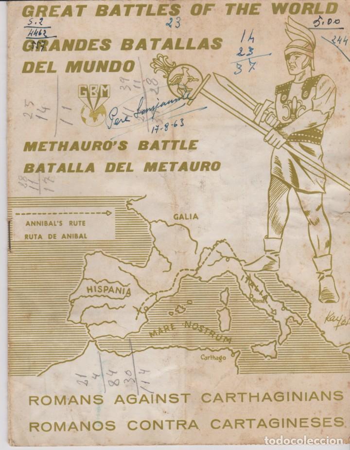 Collectable Albums: grandes batallas del mundo -- batalla de metauro -- romanos contra cartagineses