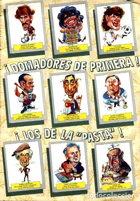 Coleccionismo &aacute;lbum: KARIKATAS (ESTE, 1990) ALBUM COMPLETO - Foto 3