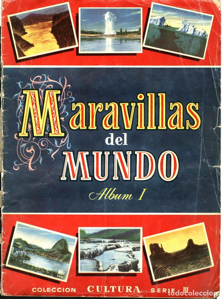 Colecionismo Caderneta: MARAVILLAS DEL MUNDO ALBUM 1 (BRUGUERA,1956) COMPLETO