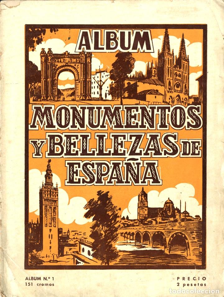 Colecionismo Caderneta: MONUMENTOS Y BELLEZAS DE ESPA&Ntilde;A (CASULLERAS) ALBUM-1, DE 151 CROMOS COMPLETO