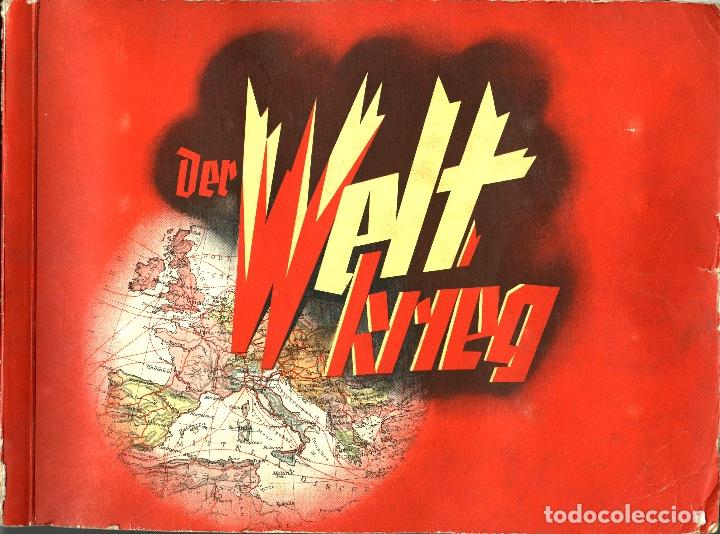 Colecionismo Caderneta: DER WELT KRIEG (LA GUERRA MUNDIAL, 1914-1918) ALBUM COMPLETO DE 270 CROMOS. EN ALEM&Aacute;N. SENSACIONAL.