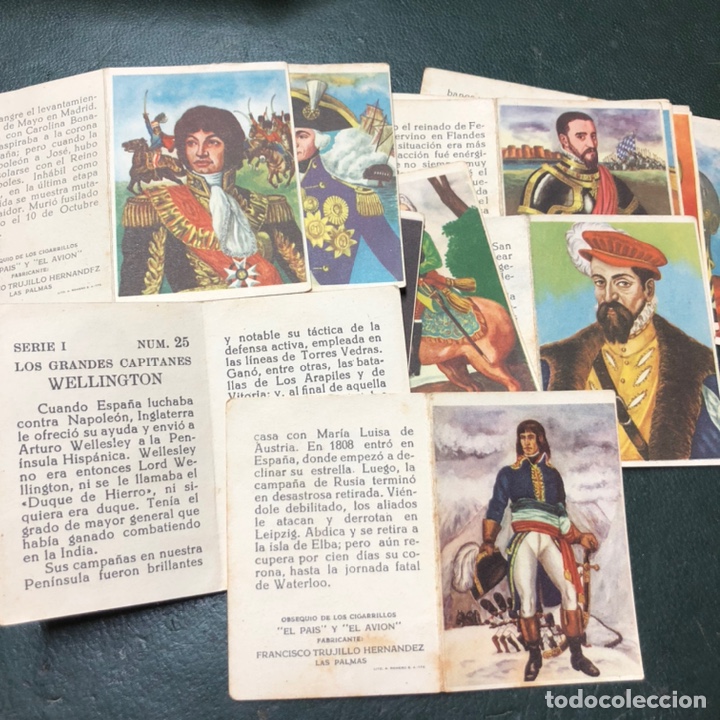 Collectionnisme Album: Completa 25 cromos diferentes, Los grandes capitanes de cigarrillos El Pais y El Avi&oacute;n