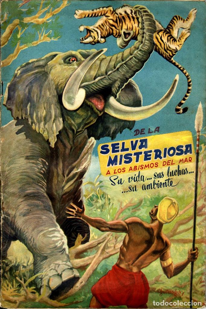 Collectionnisme Album: DE LA SELVA MISTERIOSA A LOS ABISMOS DEL MAR (FHER, 1956) ALBUM COMPLETO: 302 CROMOS.