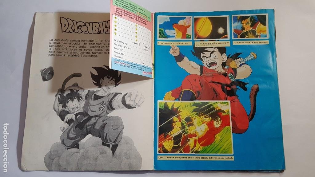 álbum de cromos - dragon ball z 2 - bola de dra - Comprar Cadernetas  antigas completas no todocoleccion