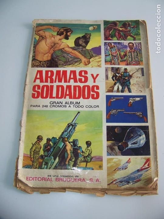 Collezionismo &Aacute;lbum: ALBUM BRUGUERA 1968 ARMAS Y SOLDADOS COMPLETO 248 CROMOS