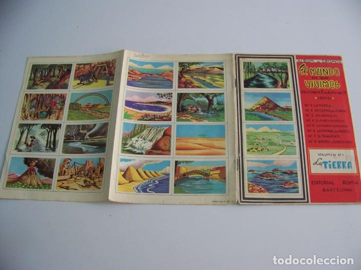 Collezionismo &Aacute;lbum: ALBUM COMPLETO EL MUNDO EN QUE VIVIMOS VOLUMEN 1 LA TIERRA EDITORIAL ROMA 1962