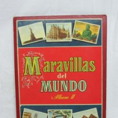 Coleccionismo Álbum: ALBUM DE CROMOS - MARAVILLAS DEL MUNDO - COMPLETO - 1A EDICIÓN 1956. Lote 208368091