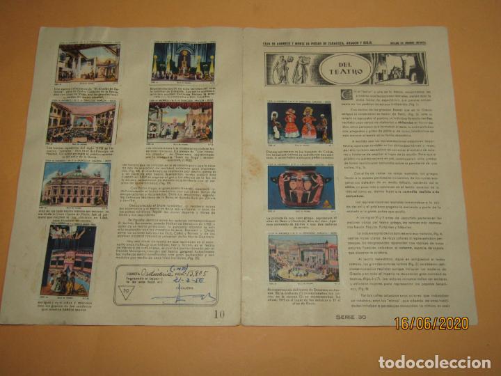 Colecionismo Caderneta: Serie 30 Completa sin Encuadernar DEL TEATRO Caja General Ahorros y Monte Piedad Zaragoza 1955