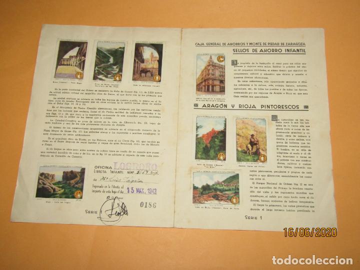 Colecionismo Caderneta: Serie 1 Completa sin Encuadernar ARAG&Oacute;N Y RIOJA Caja General Ahorros y Monte Piedad Zaragoza 1943