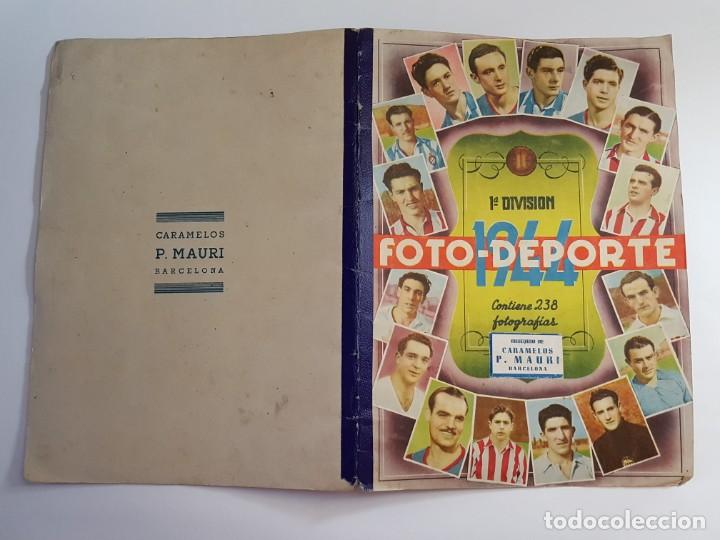 Collectionnisme Album: BRUGUERA - FOTODEPORTE 1944 - &Aacute;LBUM CON UN CROMO + 72 CROMOS SIN PEGAR