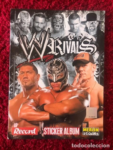 Coleccionismo &Aacute;lbum: WWE Rivals Merlin &Aacute;lbum Wrestling 100% Completo m&aacute;s Poster completo