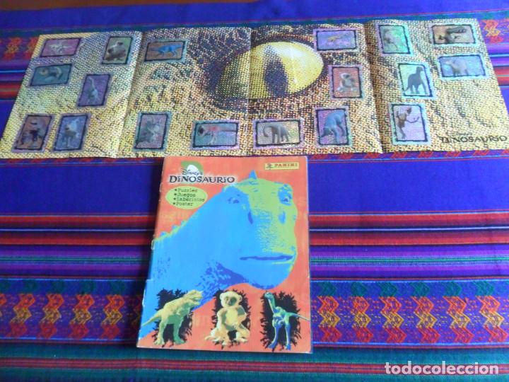 Coleccionismo &aacute;lbum: DINOSAURIO COMPLETO CON P&Oacute;STER. DISNEY. PANINI. - Foto 1