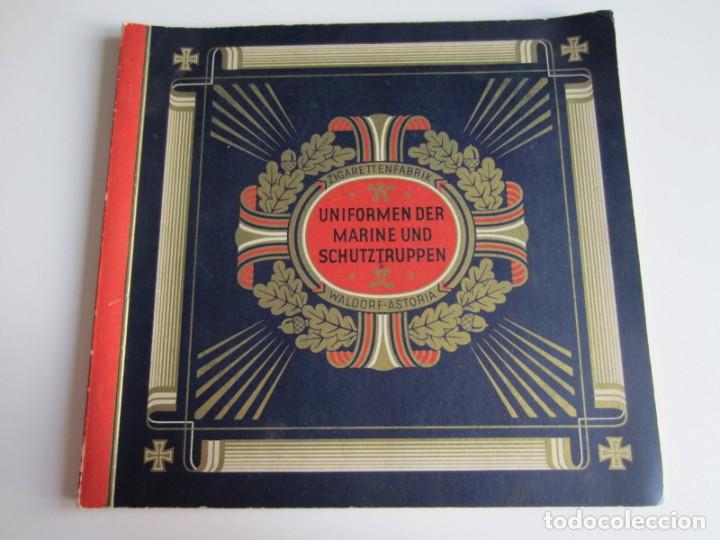 Collectionnisme Album: 1933-ALB&Uacute;M COMPLETO CIGARRILLOS WALDORF ASTORIA. UNIFORMES DE LA MARINA. MILITAR. ORIGINAL