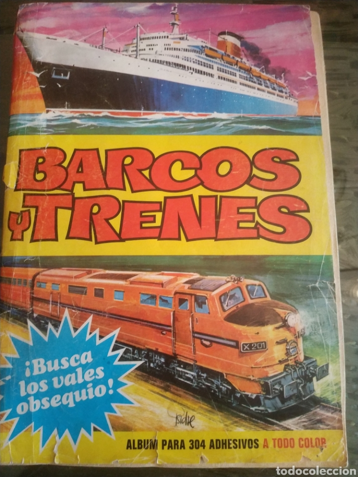 Colecionismo Caderneta: BARCOS Y TRENES