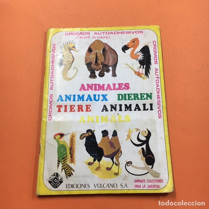 Coleccionismo &aacute;lbum: Animales vulcano - Foto 1