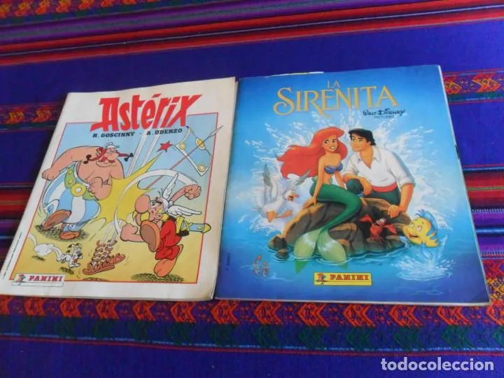 LA SIRENITA COMPLETO 232 CROMOS. PANINI WALT DISNEY. REGALO ASTERIX INCOMPLETO. MUY BUEN ESTADO.