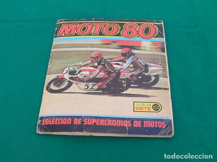 Coleccionismo &Aacute;lbum: Album de cromos completo MOTO80. Ediciones ESTE. A&ntilde;o 1977.Con desgaste y roces.