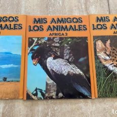 Coleccionismo Álbum: ALBUM MIS AMIGOS LOS ANIMALES AFRICA 1 2 Y 3 EDITORIAL SALVAT 1984