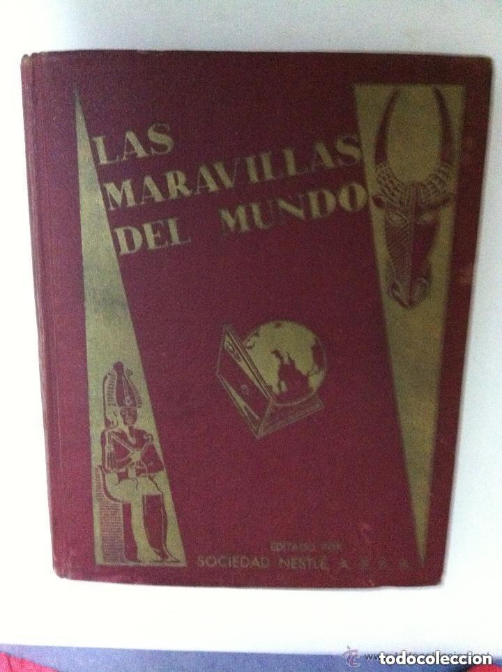 Colecionismo Caderneta: nestl&eacute; -las maravillas del mundo- completo- muy bien conservado