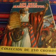 Coleccionismo Álbum: LOS DIEZ MANDAMIENTOS COMPLETO 210 CROMOS. BRUGUERA 1959.. Lote 217711263