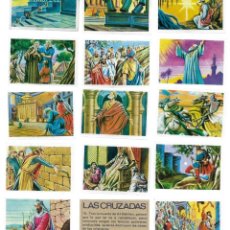 Coleccionismo Álbum: COLECCION COMPLETA DE 178 CROMOS DE LAS CRUZADAS, AÑO 1980, EDITORIAL RUIZ ROMERO.. Lote 365276636