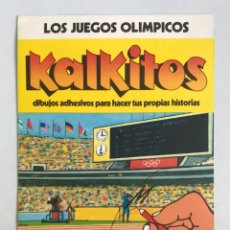 Coleccionismo Álbum: ALBUM KALKITOS: LOS JUEGOS OLIMPICOS. GILLETE 1978. CALCOMANIAS. AÑOS 70.. Lote 221605813