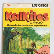 Coleccionismo Álbum: ALBUM KALKITOS DE VIVA YO NUMERO 16: LOS OSITOS. 1976. CALCOMANIAS. AÑOS 70.. Lote 221607320
