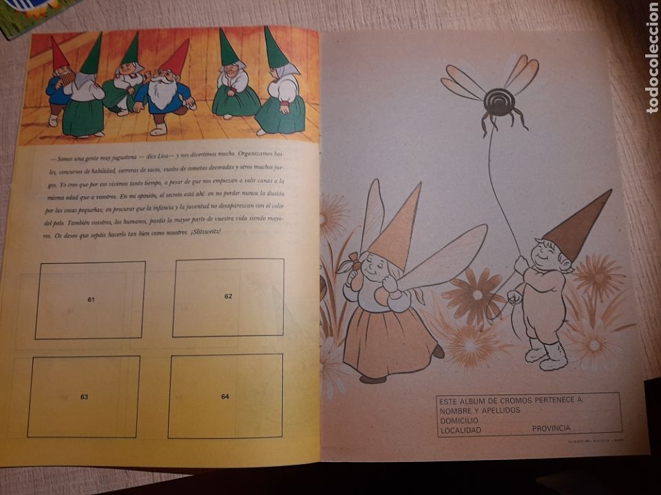 Coleccionismo &aacute;lbum: &Aacute;lbum David Gnomo, El libro de Lisa - Foto 17