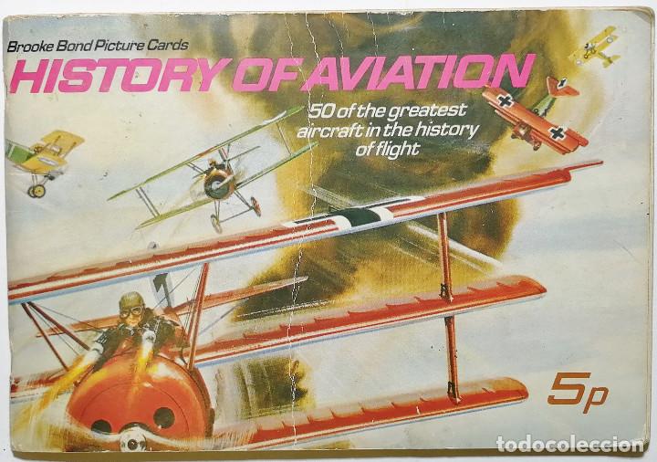 Collectable Albums: BROOK BOND PICTURE CARDS. HISTORY OF AVIATION.