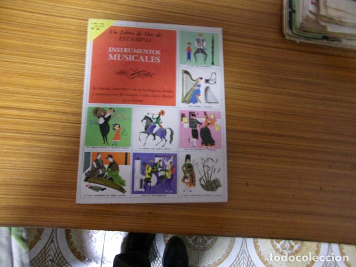 Collectable Albums: LIBRO DE ORO DE ESTAMPAS INSTRUMENTOS MUSICALES N&ordm; 33 EDITA NOVARO