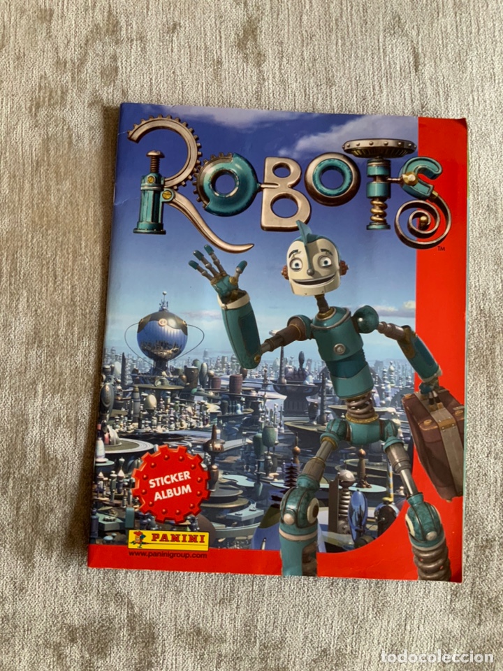 Sammeln Sammelalbum: COLECCI&Oacute;N COMPLETA PEGADA ROBOTS PANINI