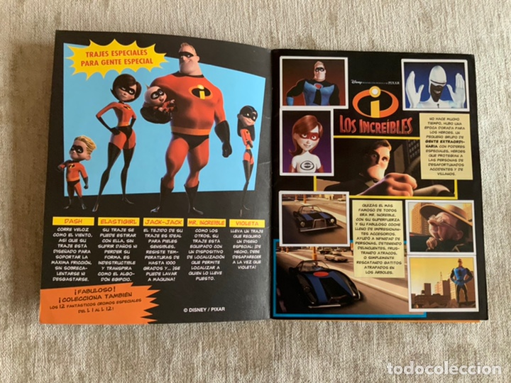 Coleccionismo &aacute;lbum: COLECCI&Oacute;N COMPLETA PEGADA LOS INCRE&Iacute;BLES PANINI - Foto 2