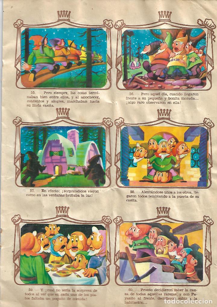 Coleccionismo &aacute;lbum: BLANCANIEVES Y LOS SIETE ENANITOS - COMPLETO - Foto 2