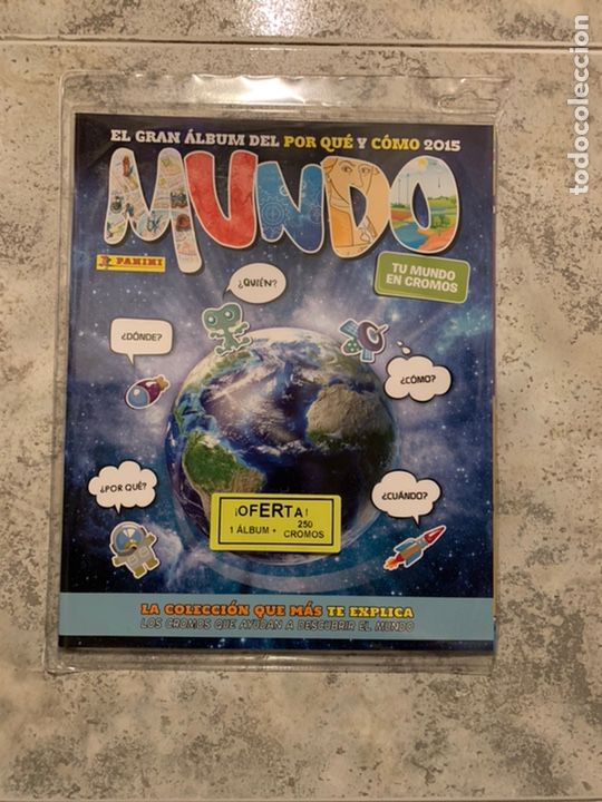 Sammeln Sammelalbum: COLECCI&Oacute;N COMPLETA PEGADA MUNDO 2015 PANINI