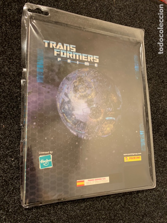 Coleccionismo &aacute;lbum: ALBUM VACIO PLANCHA TRANSFORMERS PRIME PANINI - Foto 2