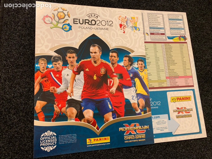 Sammeln Sammelalbum: CARATULAS ALBUM UEFA EURO ADRENALYN XL 2012 POLONIA UKRANIA