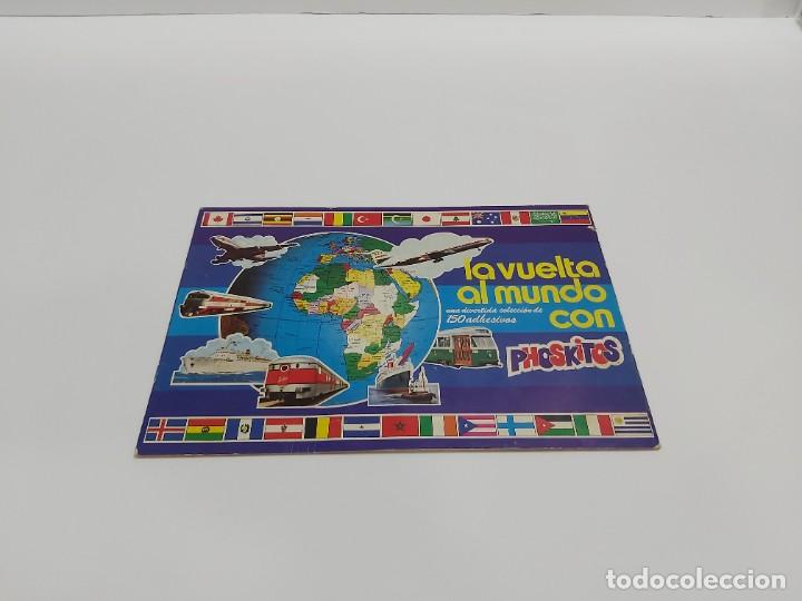 Sammeln Sammelalbum: ANTIGUO ALBUM DE CROMOS PLANCHA LA VUELTA AL MUNDO CON PHOSKITOS