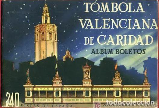 Collectionnisme Album: 6 ALBUMES TOMBOLA VALENCIANA DE LA CARIDAD.VISTAS DE USA-FRANCIA-ALEMANIA-ITALIA-BELGICA-ESPA&Ntilde;A