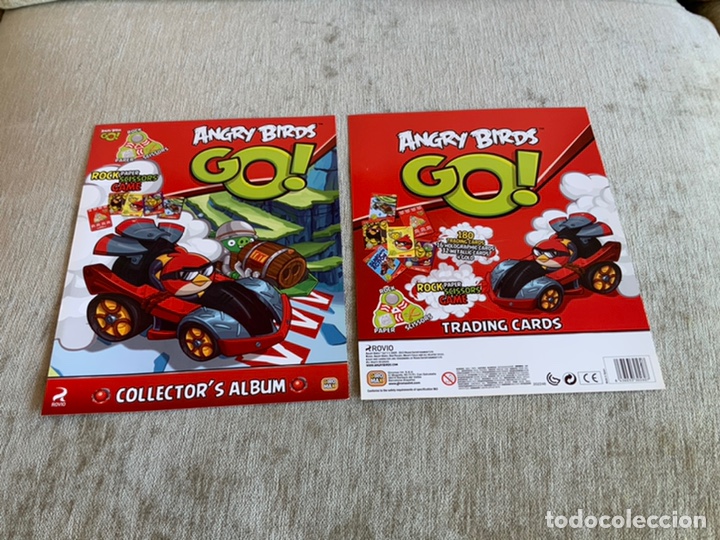 Coleccionismo &Aacute;lbum: CARATULAS &Aacute;LBUM ANGRY BIRDS GO! TRADING CARDS GIROMAX