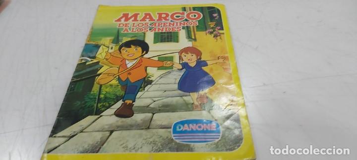 Colecionismo Caderneta: ANTIGUO ALBUM DE CROMOS COMPLETO DANONE MARCO DE LOS APENINOS