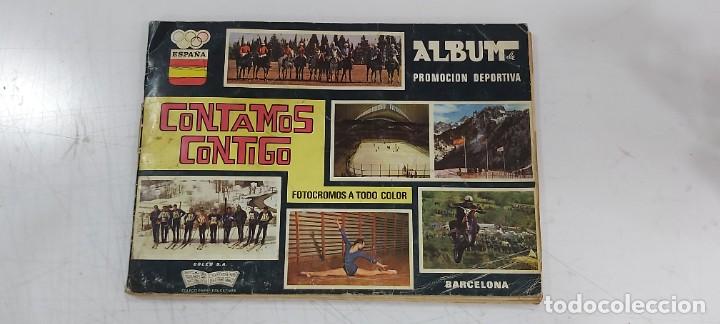 Colecionismo Caderneta: ANTIGUO ALBUM DE CROMOS COMPLETO A FALTA DEL N&ordm; 2 CONTAMOS CONTIGO